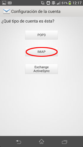 tipocuenta-android-imap