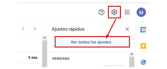 Ajustes Gmail